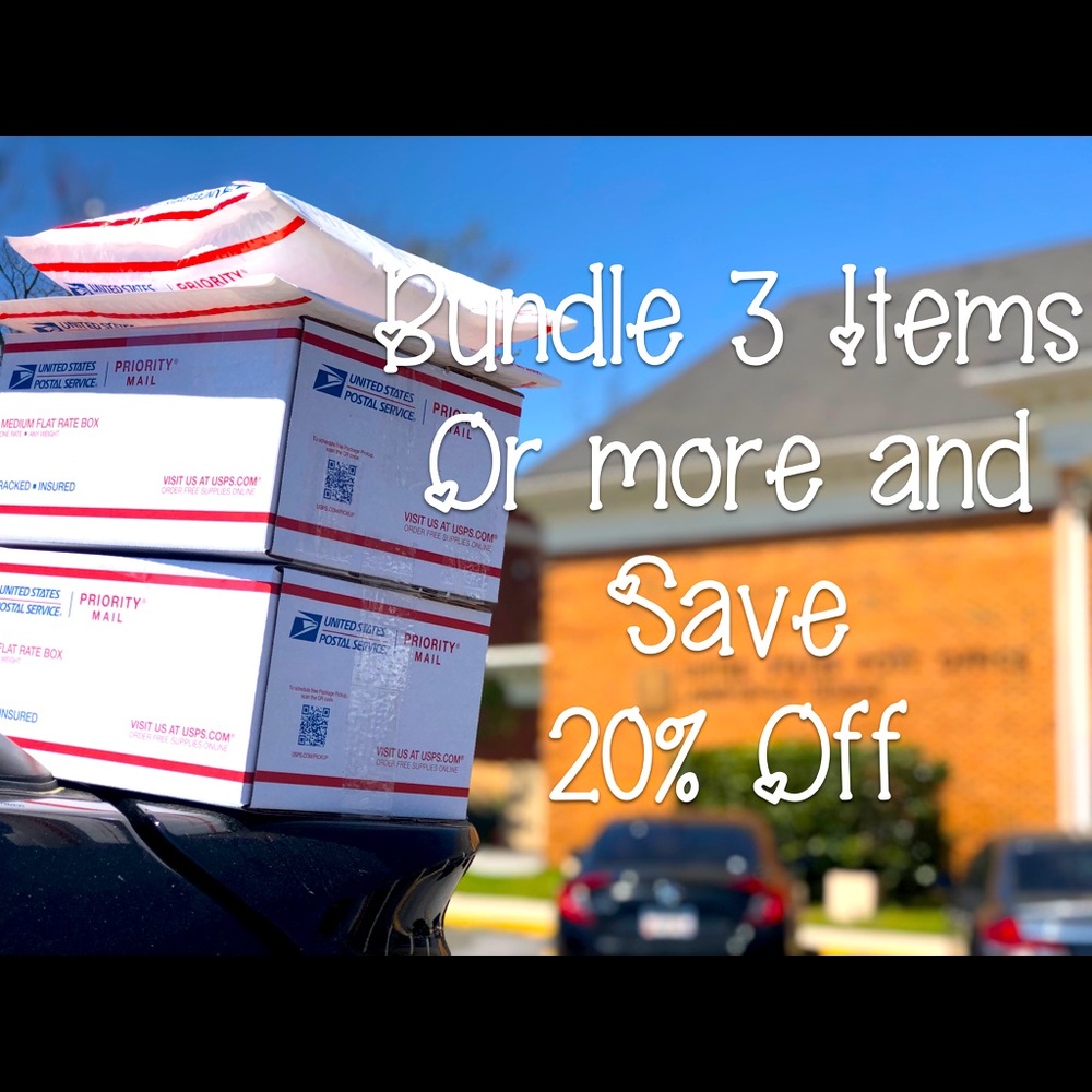 Bundle 3 Or More And Save 20% Off